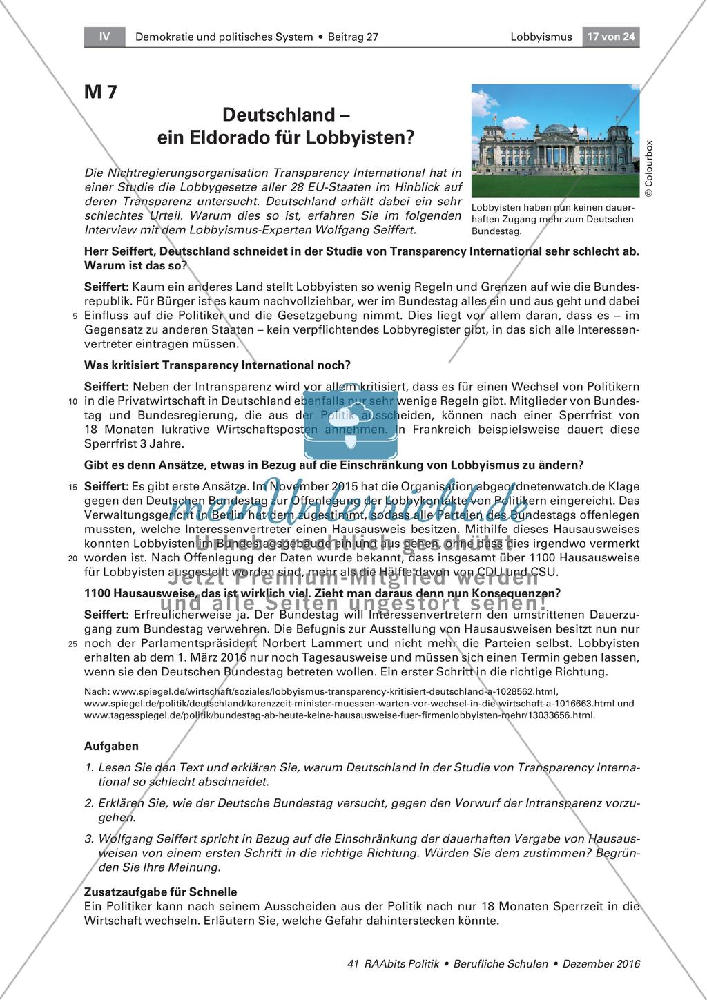 Der Einfluss von Lobbyisten Preview 5