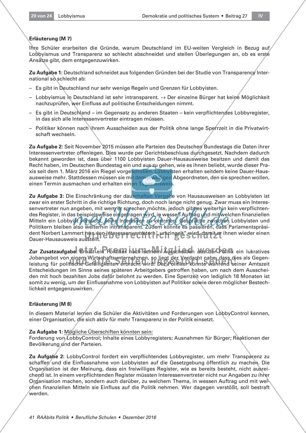 Der Einfluss von Lobbyisten Preview 8