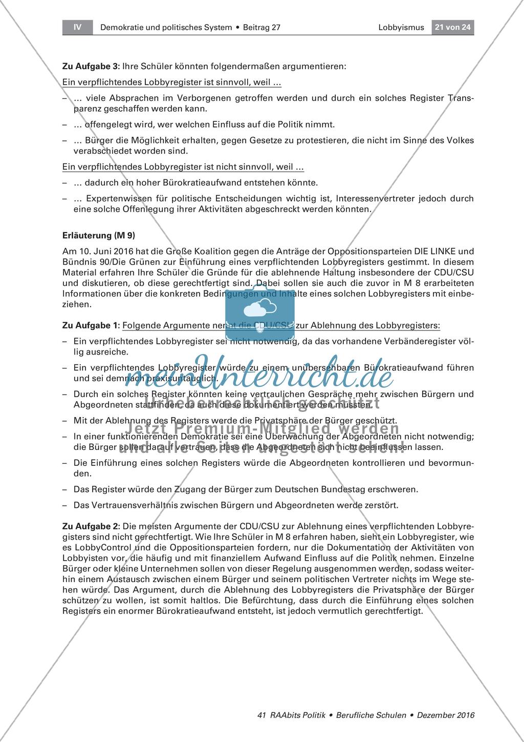 Der Einfluss von Lobbyisten Preview 9