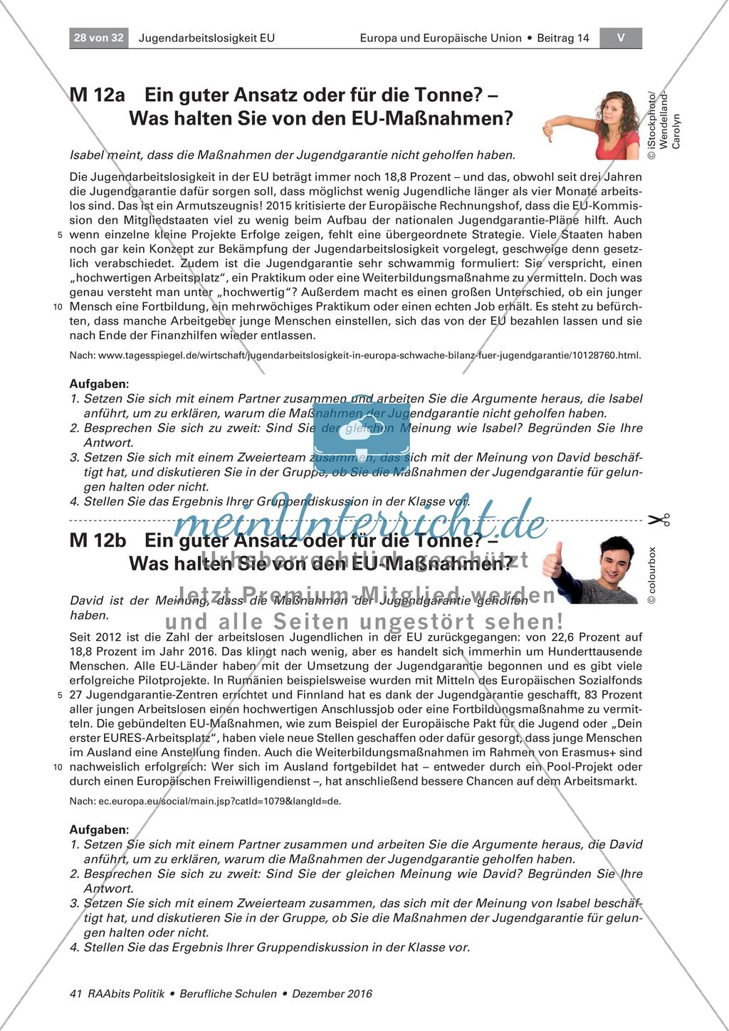 Konzept zur Bekämpfung der Jugendarbeitslosigkeit Preview 3