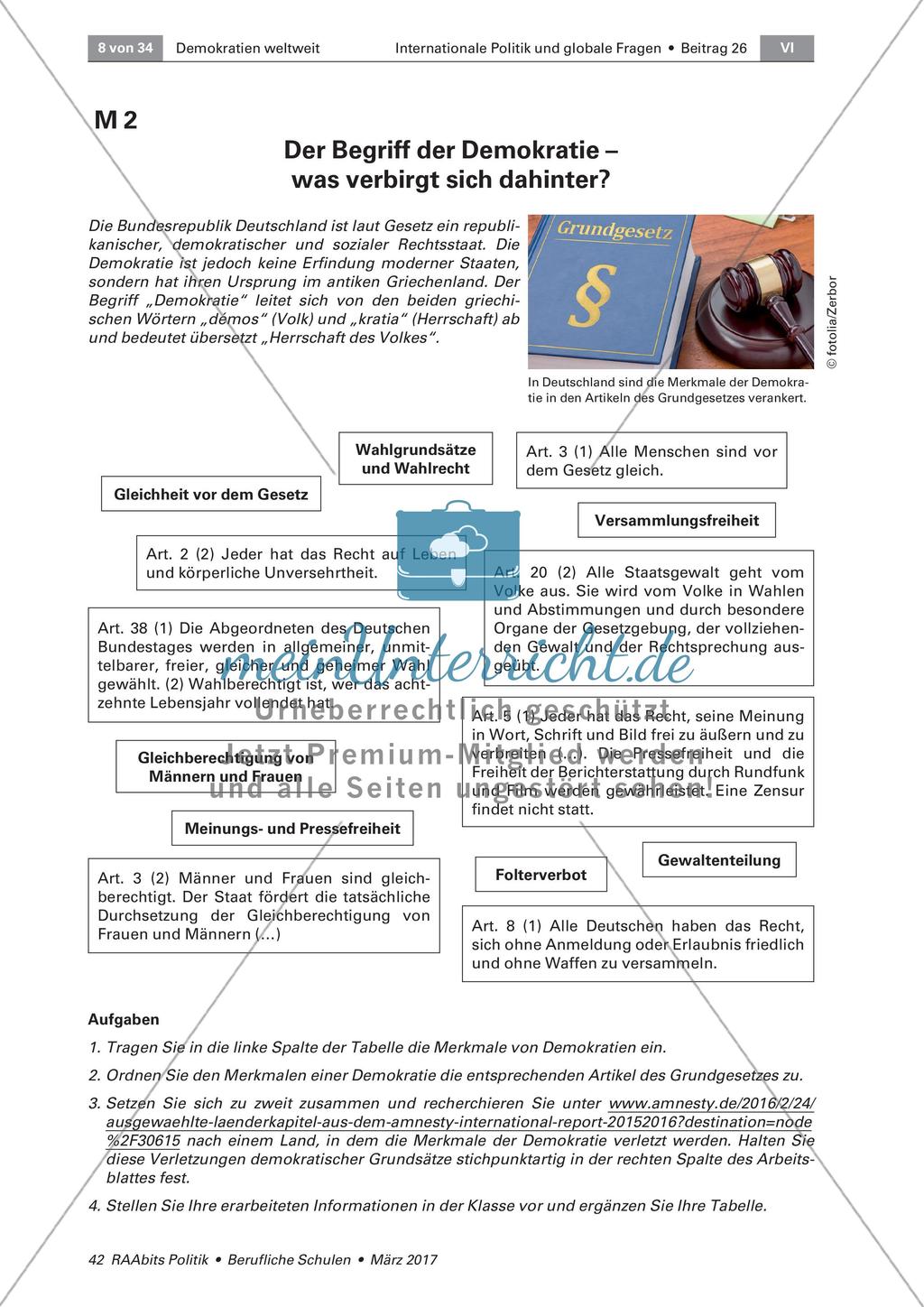 Merkmale einer Demokratie Preview 2