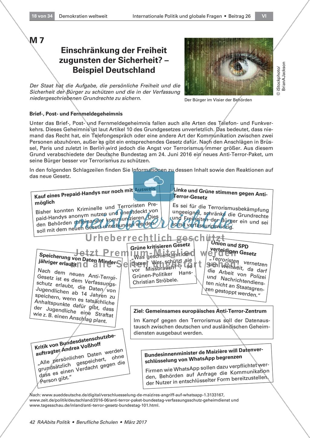 Vergleich ausgewählter Demokratien Preview 2