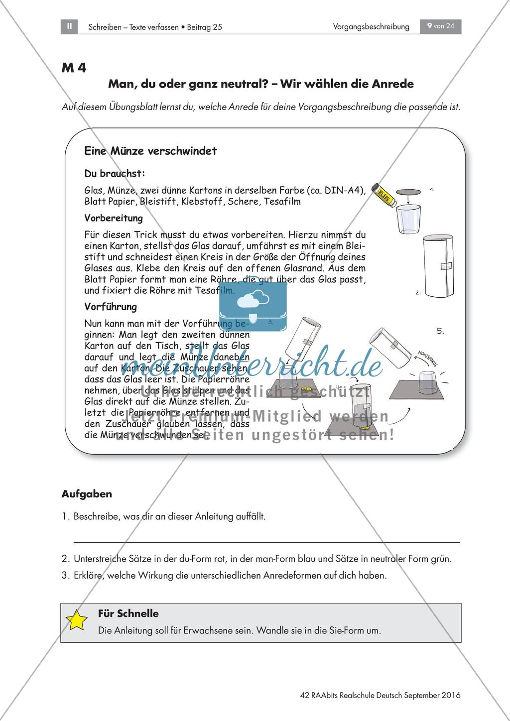 Vorbereitung der Vorgangsbeschreibung Preview 4