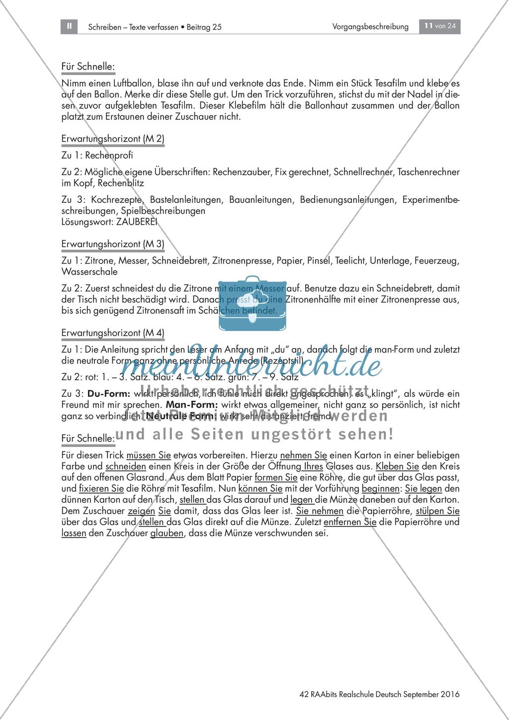 Vorbereitung der Vorgangsbeschreibung Preview 6