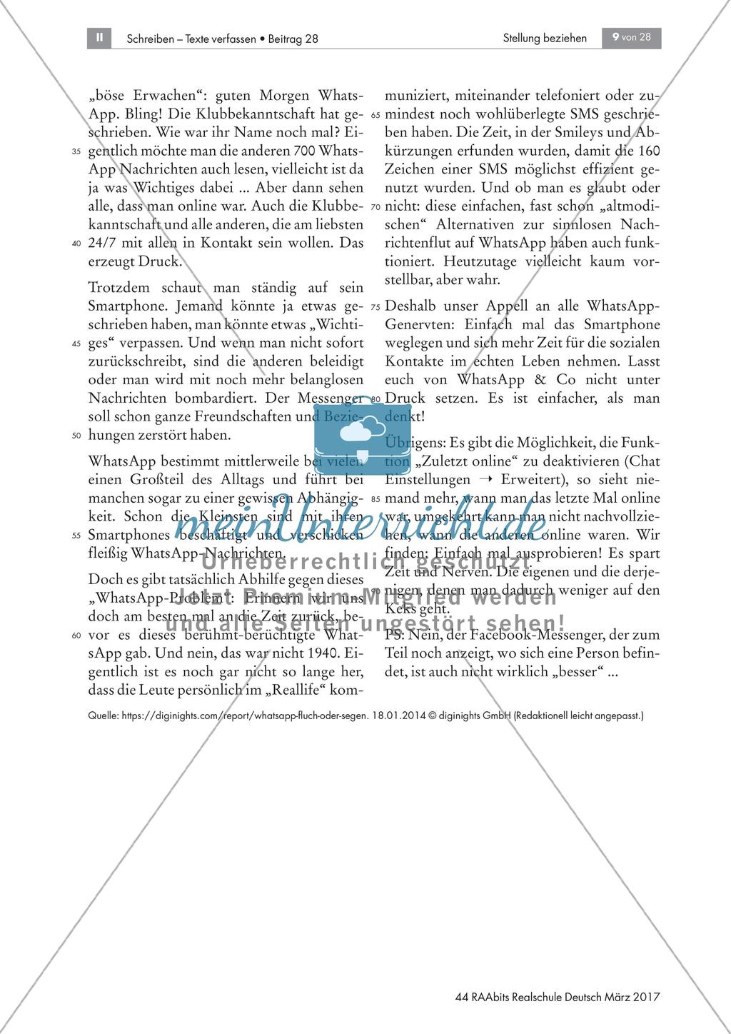 WhatsApp: Fluch oder Segen? Preview 2