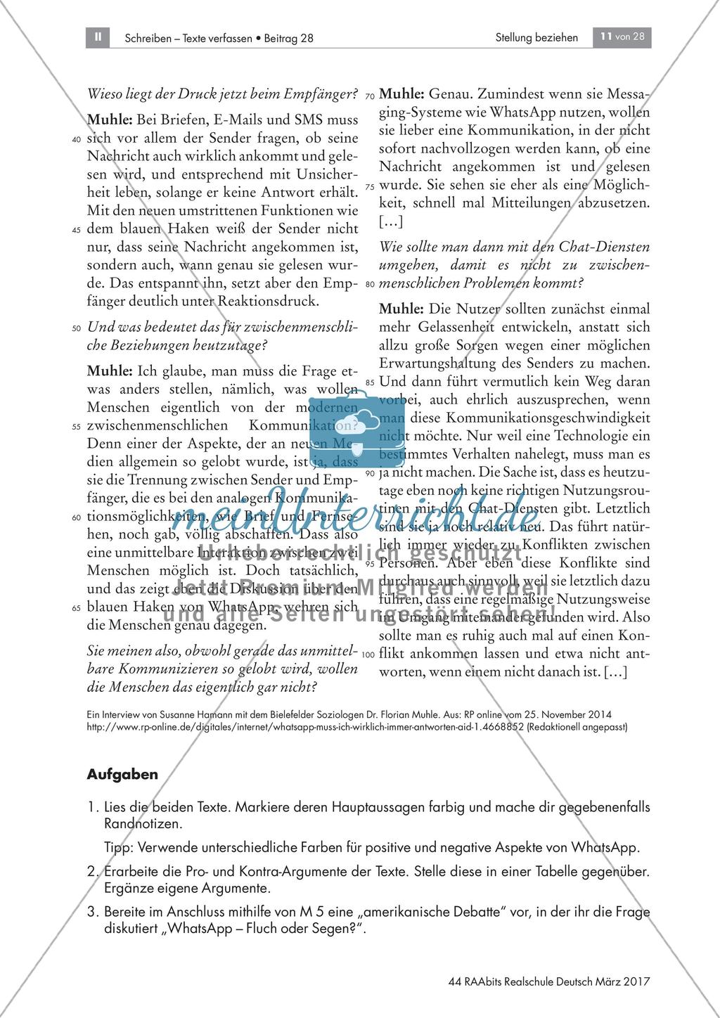 WhatsApp: Fluch oder Segen? Preview 4