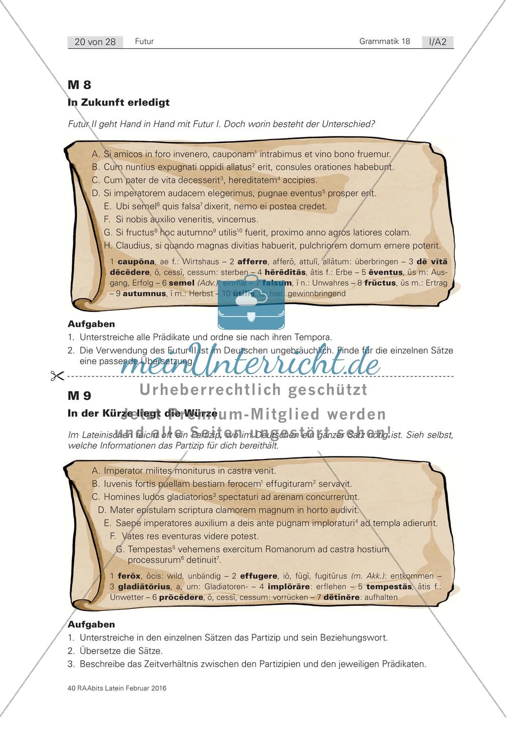 Wiederholung des Futurs Preview 2