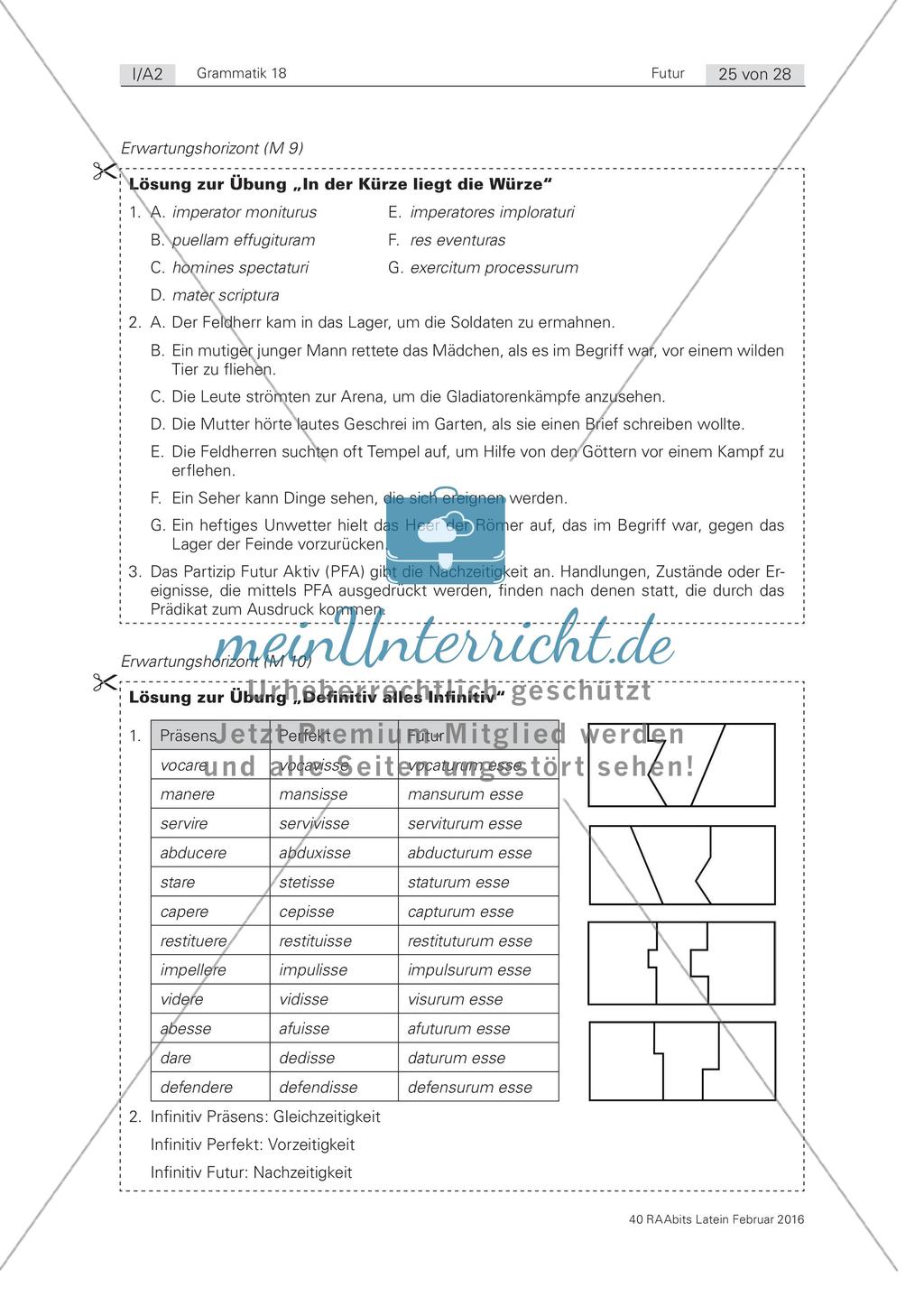 Wiederholung des Futurs Preview 7