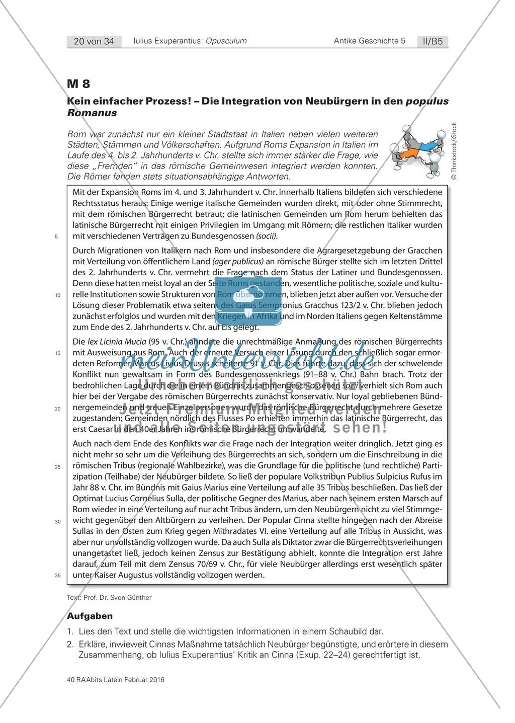 Cinnas populare Herrschaft und die Integration von Neubürgern Preview 3