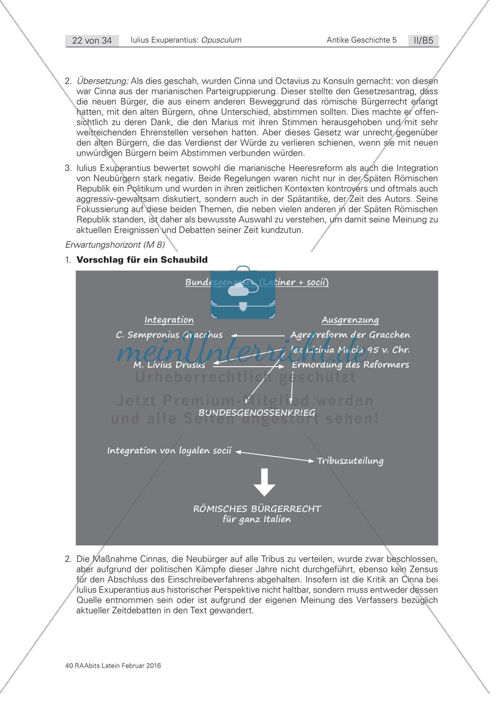 Cinnas populare Herrschaft und die Integration von Neubürgern Preview 5