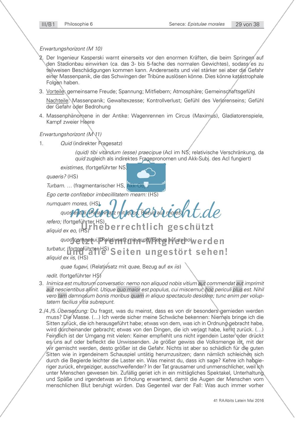 Epistulae morales: Das Individuum in der Masse Preview 5
