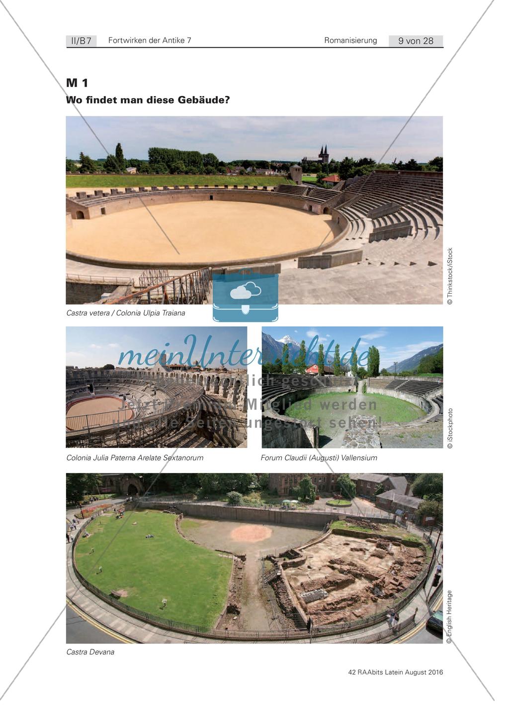 Die Amphitheater von Xanten, Arles, Martigny und Chester Preview 1