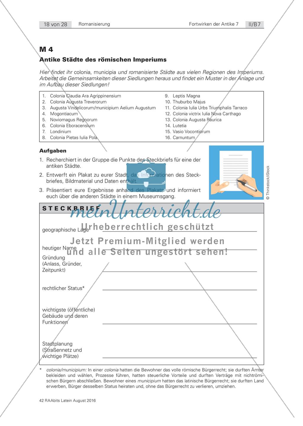 Romanisierung in römischen Städten des Westens Preview 1