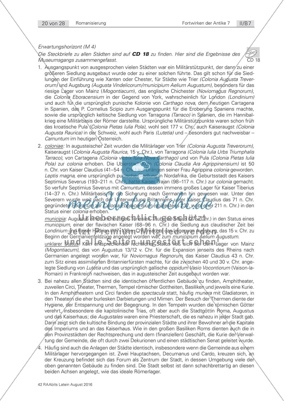 Romanisierung in römischen Städten des Westens Preview 3