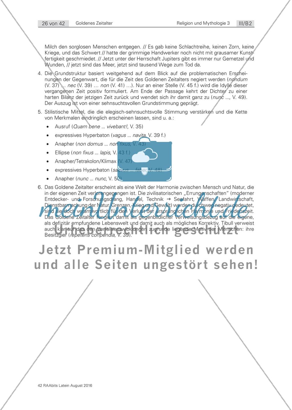 Das Motiv des Goldenen Zeitalters in der Literatur Preview 13