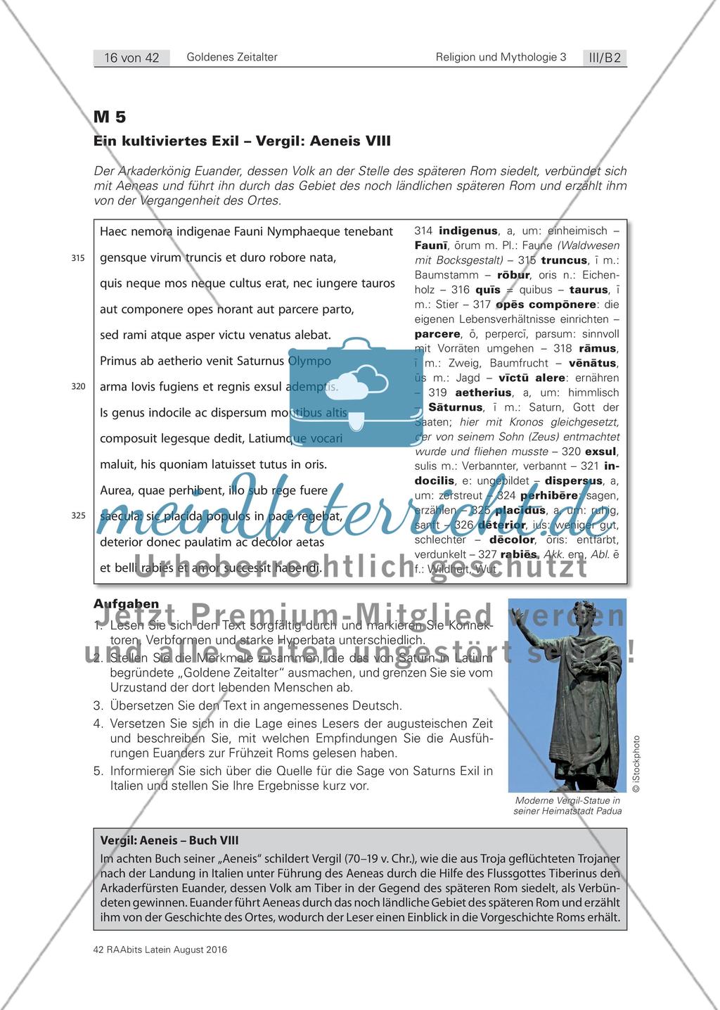 Das Motiv des Goldenen Zeitalters in der Literatur Preview 3