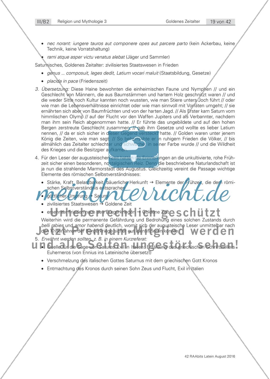 Das Motiv des Goldenen Zeitalters in der Literatur Preview 6