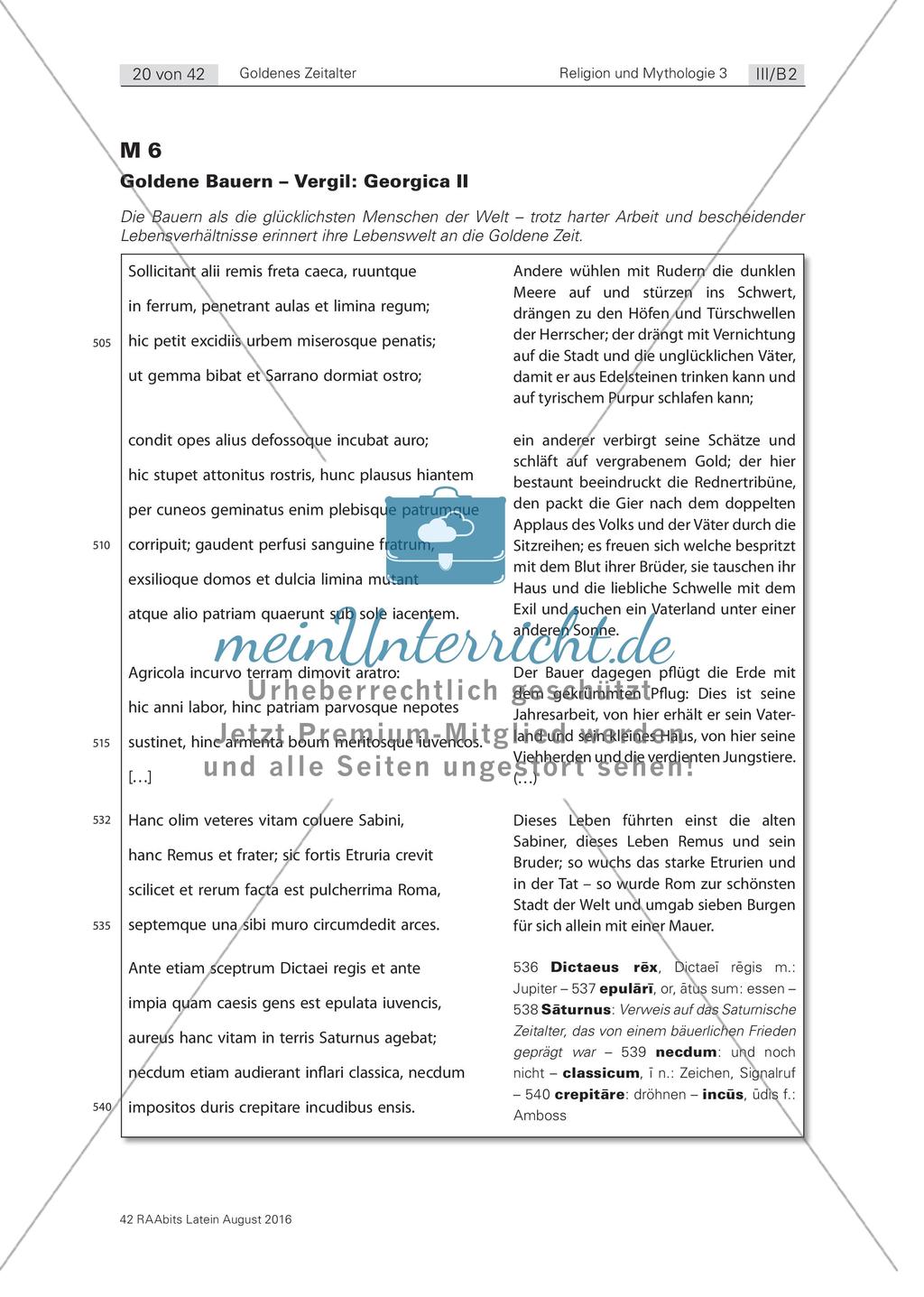 Das Motiv des Goldenen Zeitalters in der Literatur Preview 7