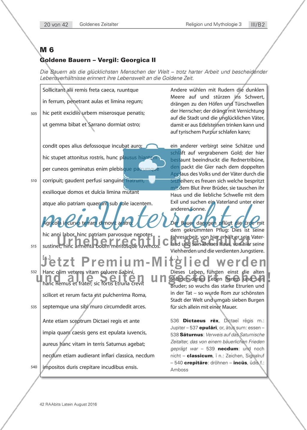 Das Motiv des Goldenen Zeitalters in der Literatur Preview 7