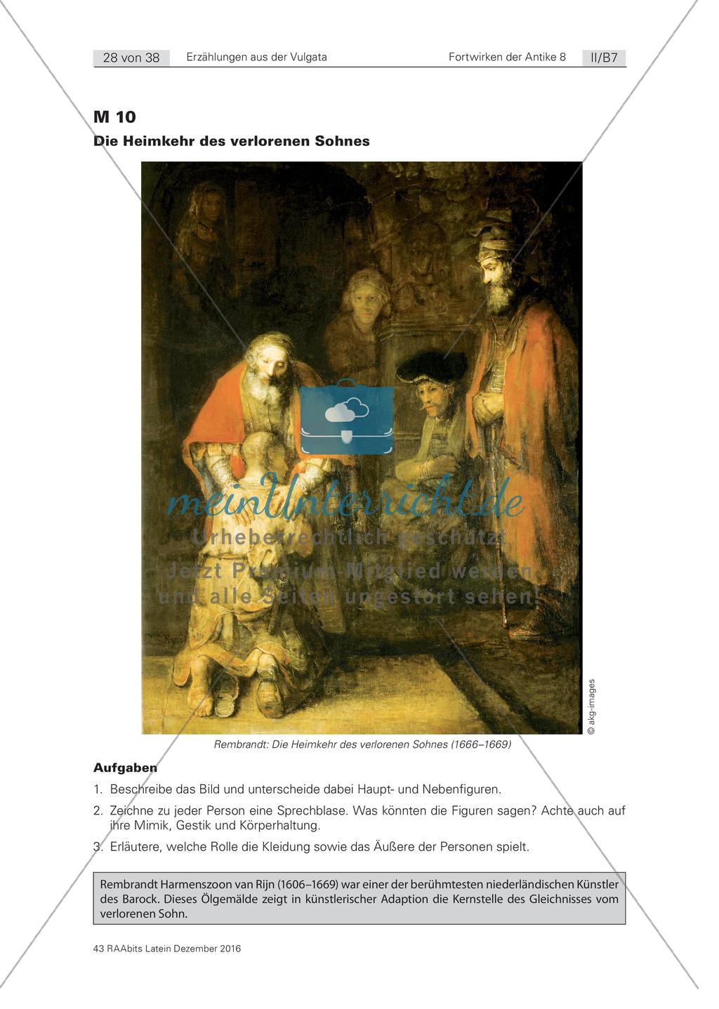 Erzählungen aus der Vulgata: Der verlorene Sohn Preview 1