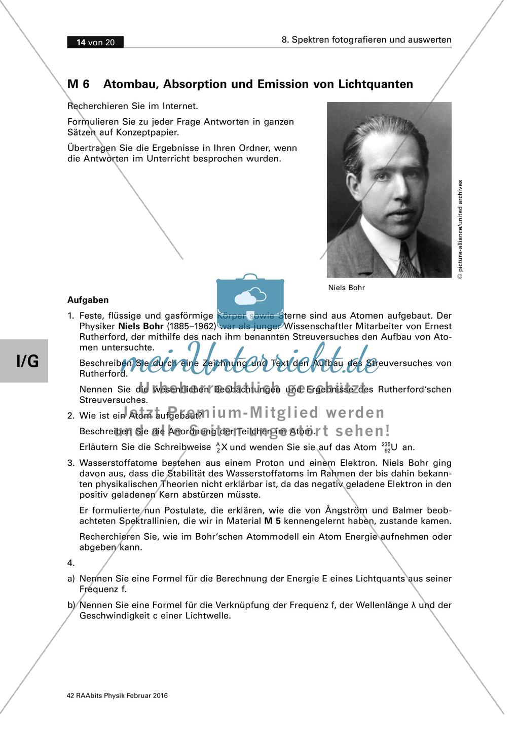 Fotografie und Auswertung von Spektren Preview 14