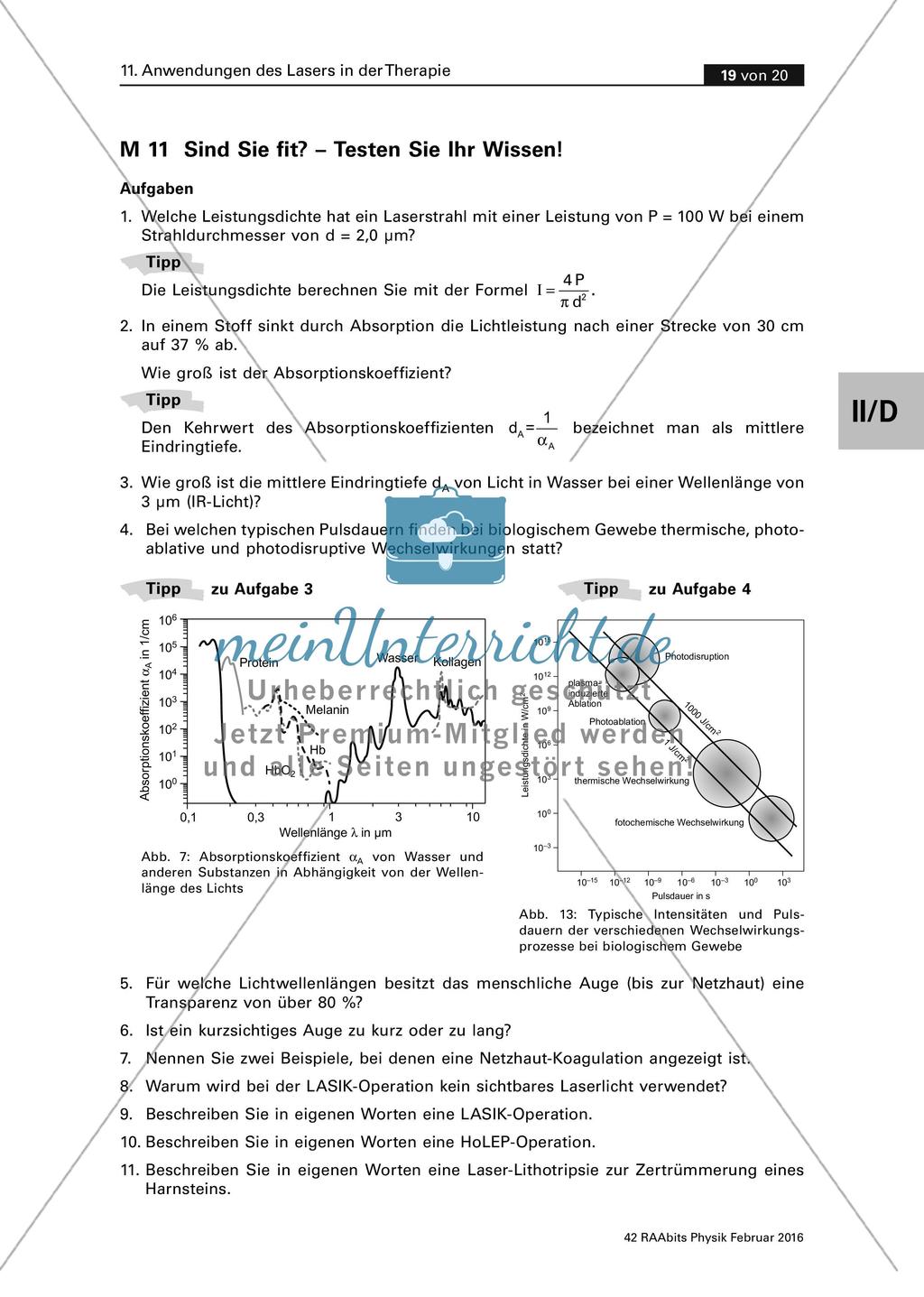 Physik und Medizin: Anwendungen des Lasers Preview 19