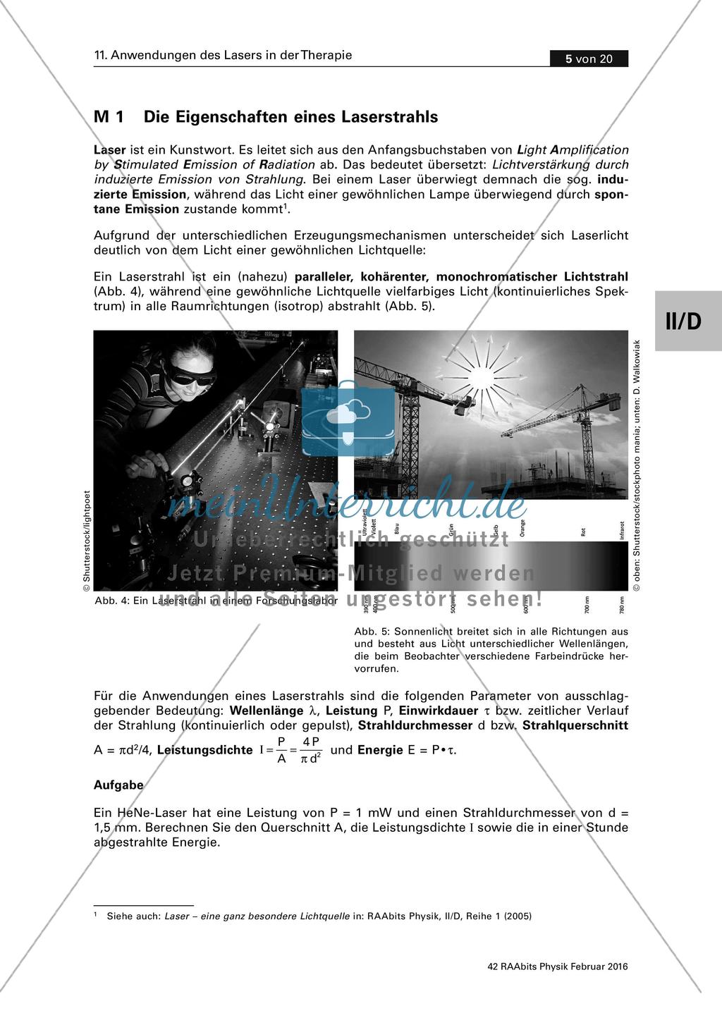 Physik und Medizin: Anwendungen des Lasers Preview 5