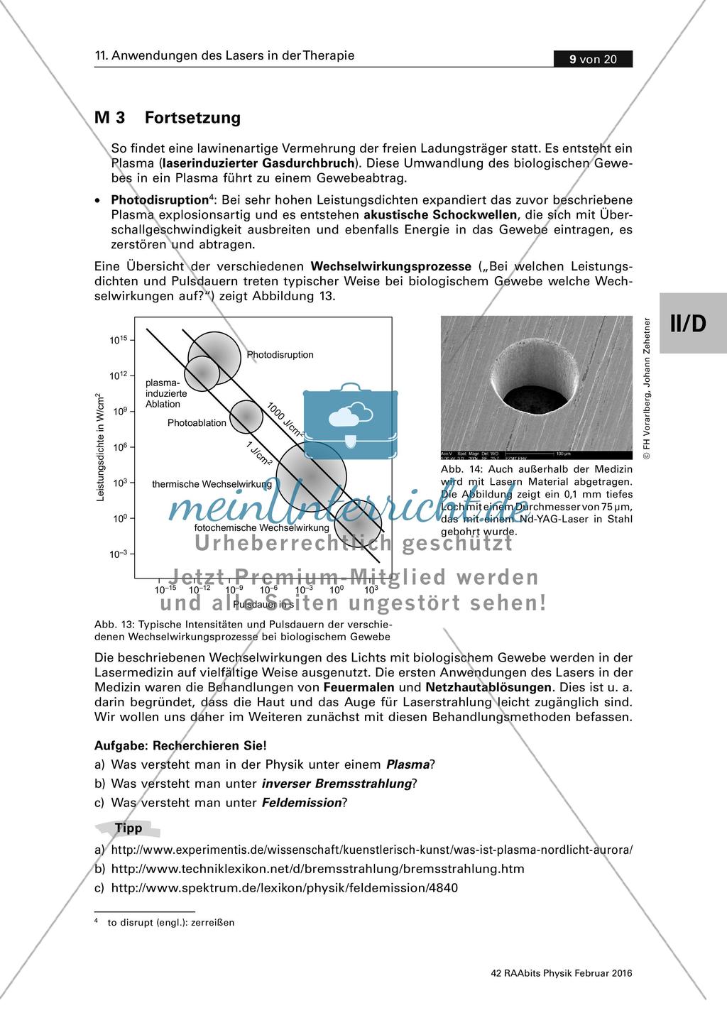 Physik und Medizin: Anwendungen des Lasers Preview 9