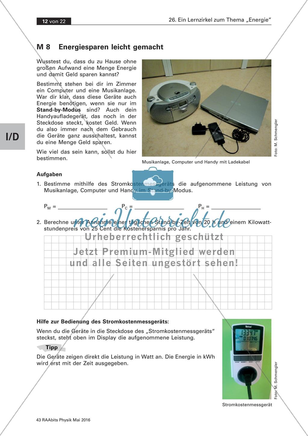 Leistung und Energie im Kontext Alltag Preview 12