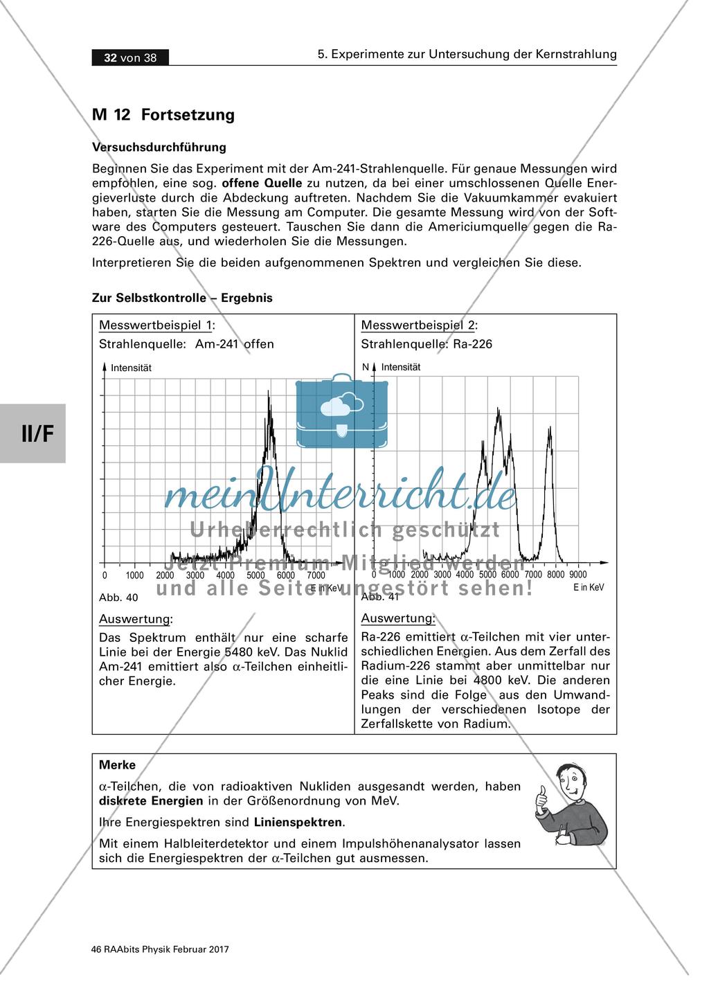 Aufnahme eines Alpha-Spektrums mit einem Halbleiterdetektor (Experiment) Preview 2