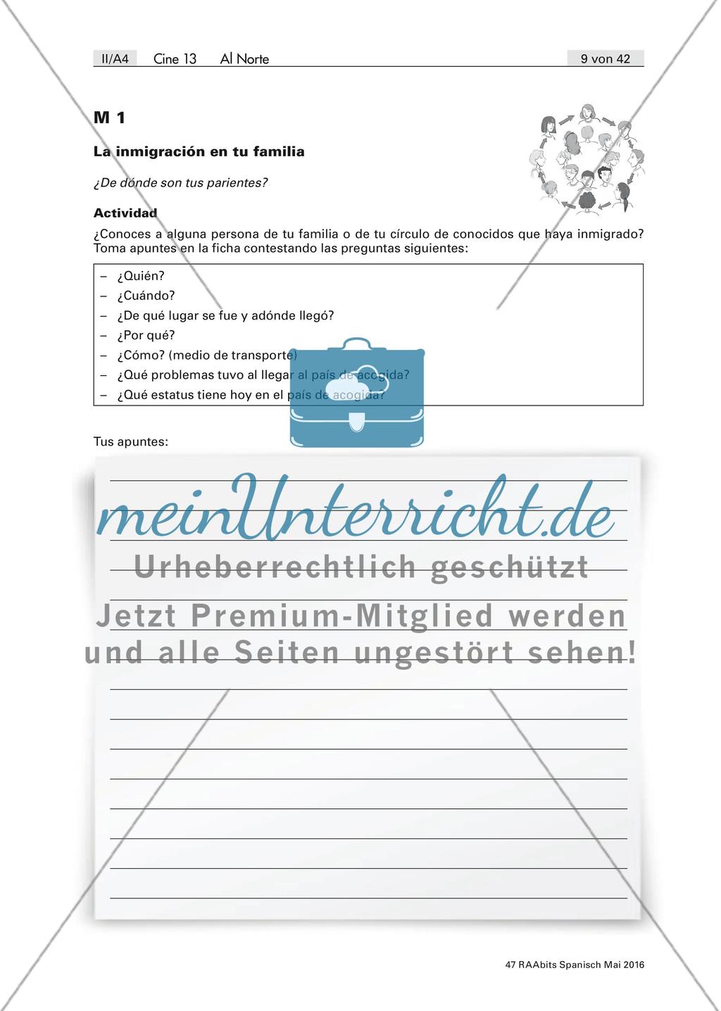 Gründe für Migration im Film