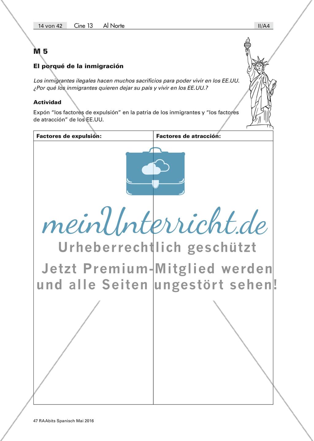 Gründe für Migration im Film