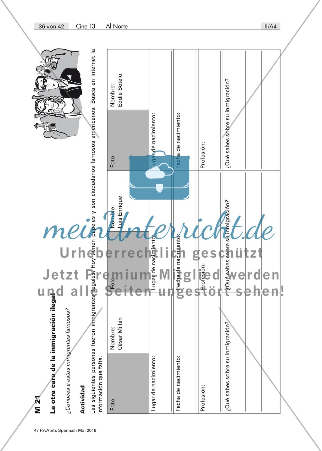 Lebensumstände der Einwanderer im Film