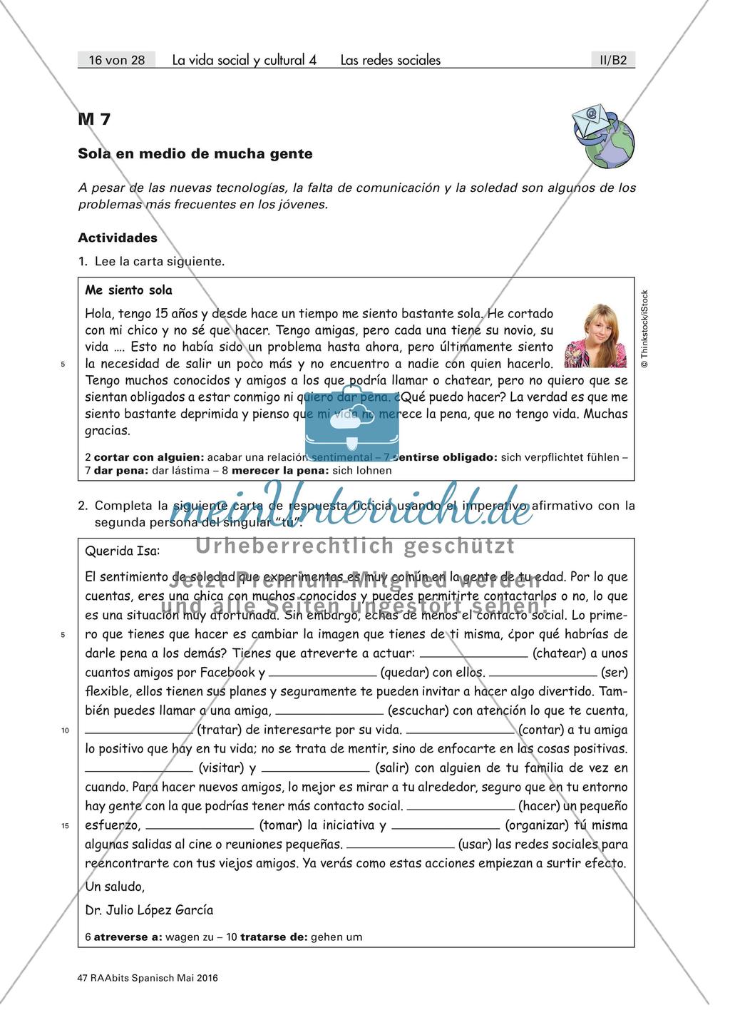 Las redes sociales: Unannehmlichkeiten in der Kommunikation Preview 1