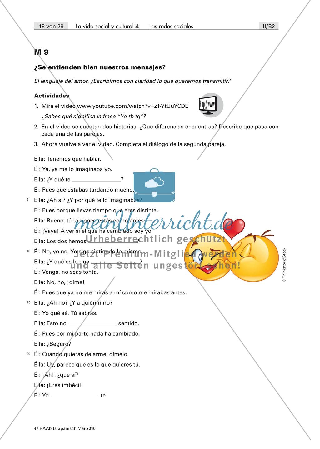 Las redes sociales: Unannehmlichkeiten in der Kommunikation Preview 3