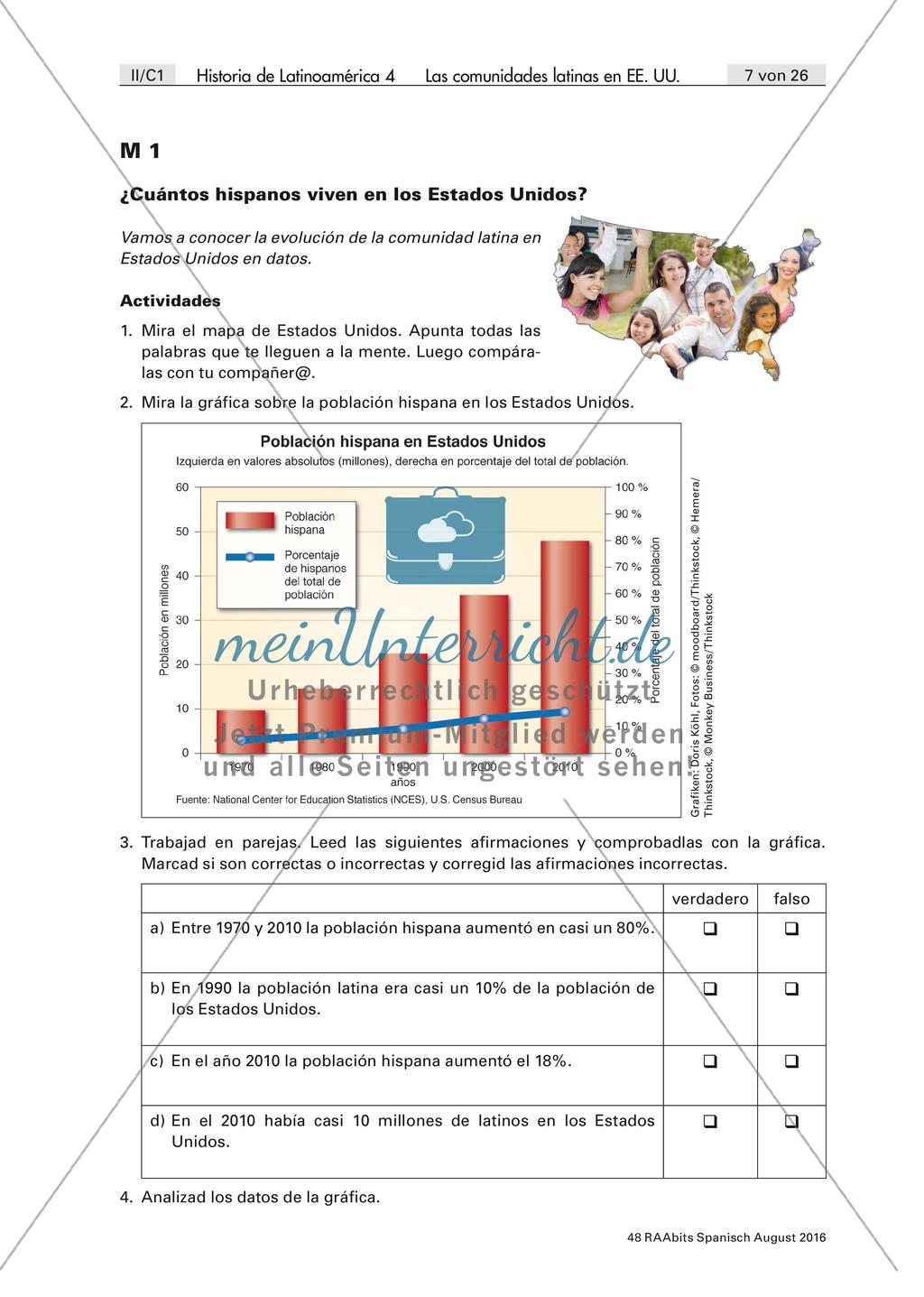 Las comunidades latinas en EE.UU: Los hispanos en datos Preview 1