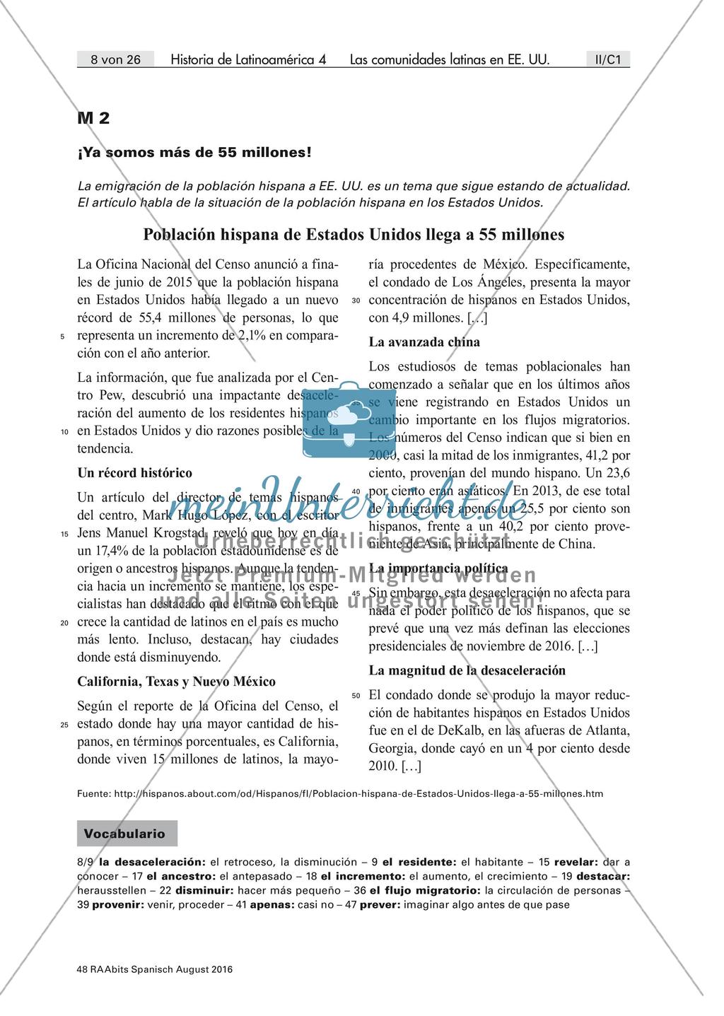 Las comunidades latinas en EE.UU: Los hispanos en datos Preview 2