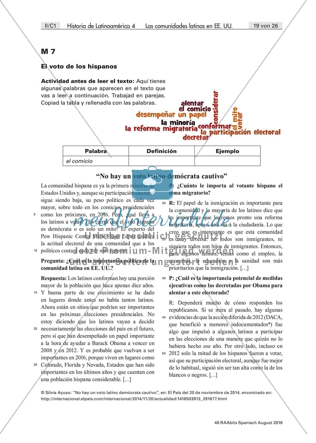 Las comunidades latinas en EE.UU: El estatus legal y social de los inmigrantes en EE. UU. Preview 3