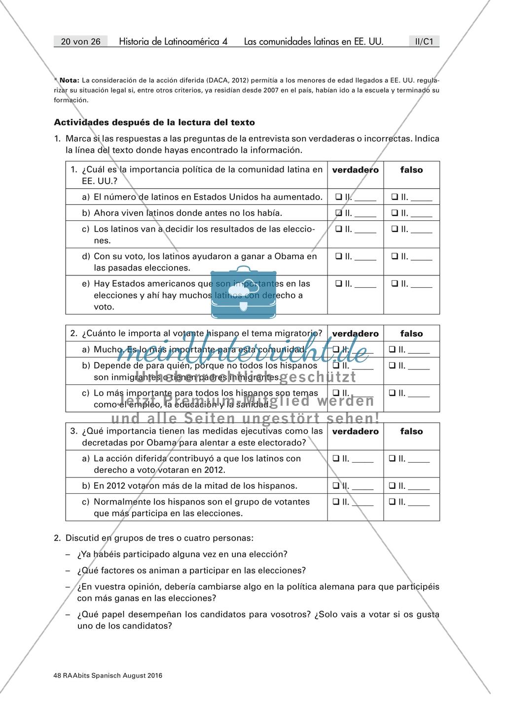 Las comunidades latinas en EE.UU: El estatus legal y social de los inmigrantes en EE. UU. Preview 4