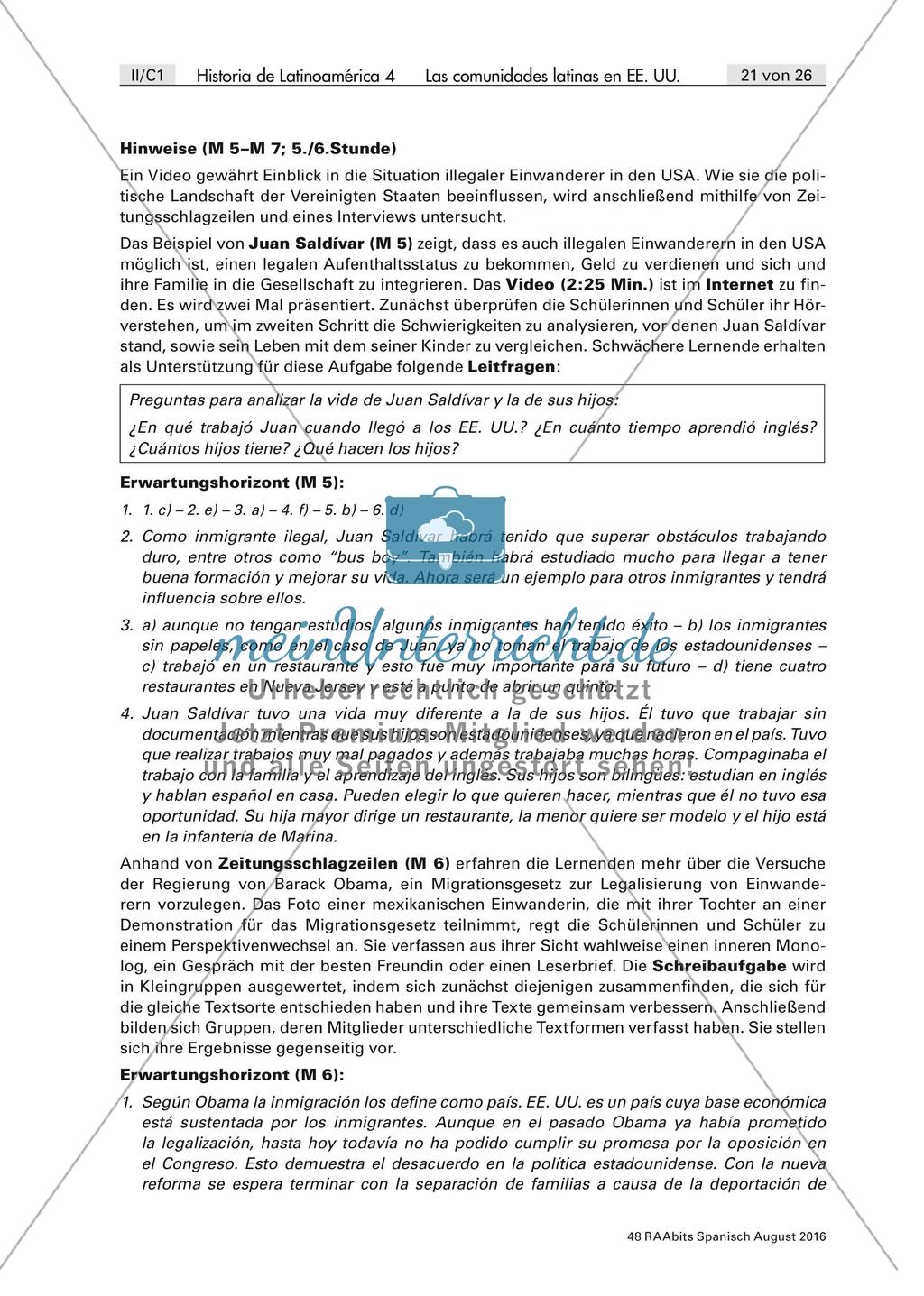 Las comunidades latinas en EE.UU: El estatus legal y social de los inmigrantes en EE. UU. Preview 5