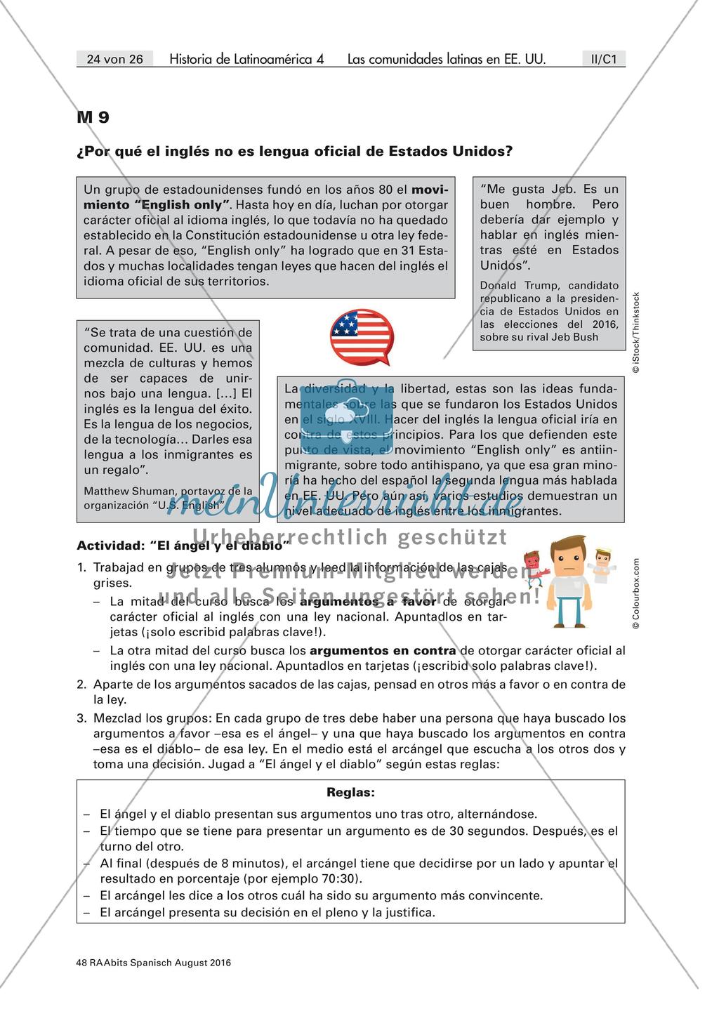 Las comunidades latinas en EE.UU: El Spanglish y la identidad hispana Preview 2