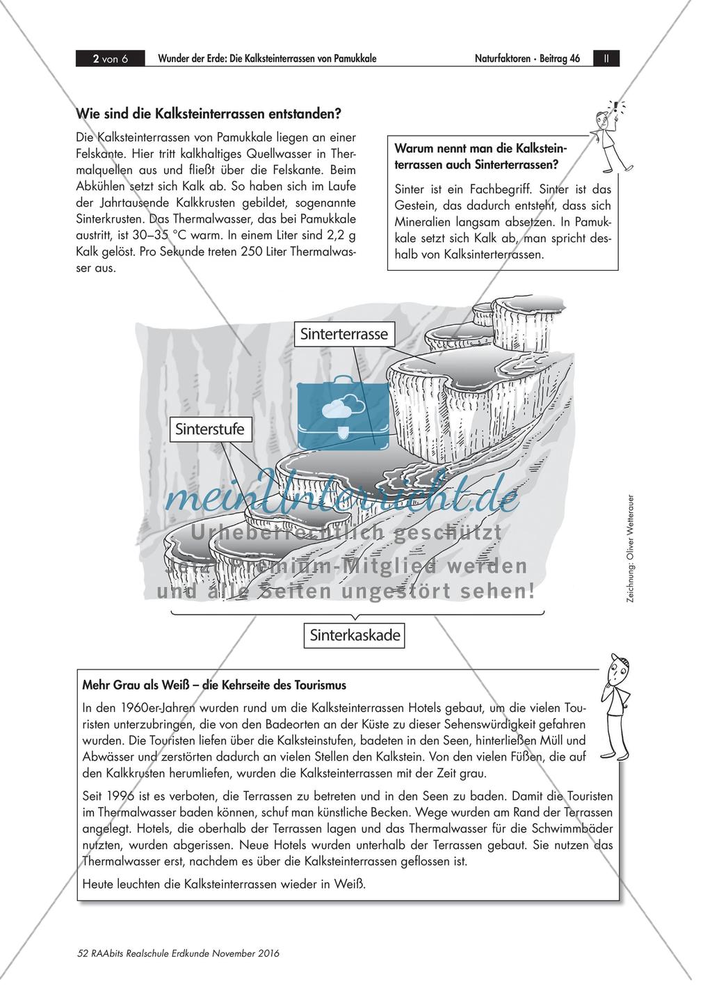 Die Kalksteinterrassen von Pamukkale Preview 2