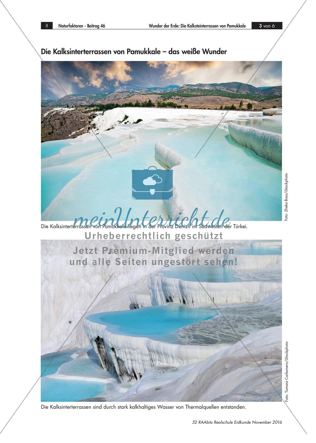 Die Kalksteinterrassen von Pamukkale Preview 3