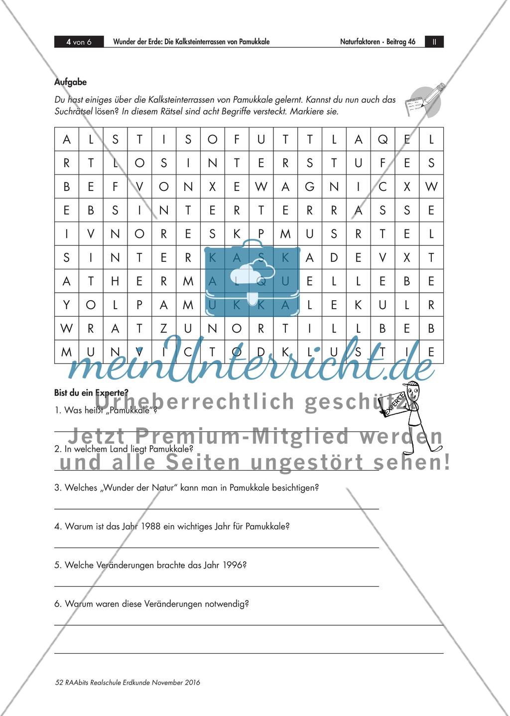 Die Kalksteinterrassen von Pamukkale Preview 4