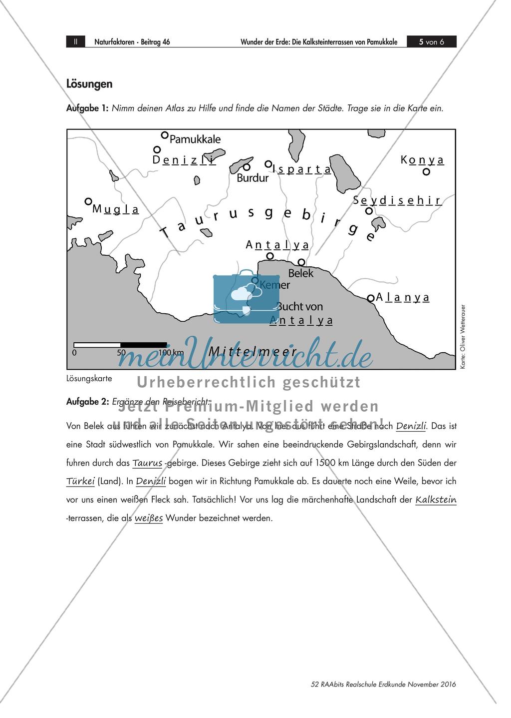 Die Kalksteinterrassen von Pamukkale Preview 6
