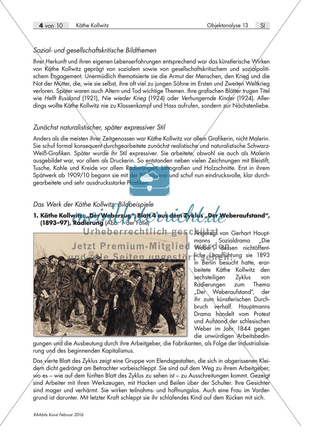 Die Grafikerin, Malerin und Bildhauerin Käthe Kollwitz Preview 4
