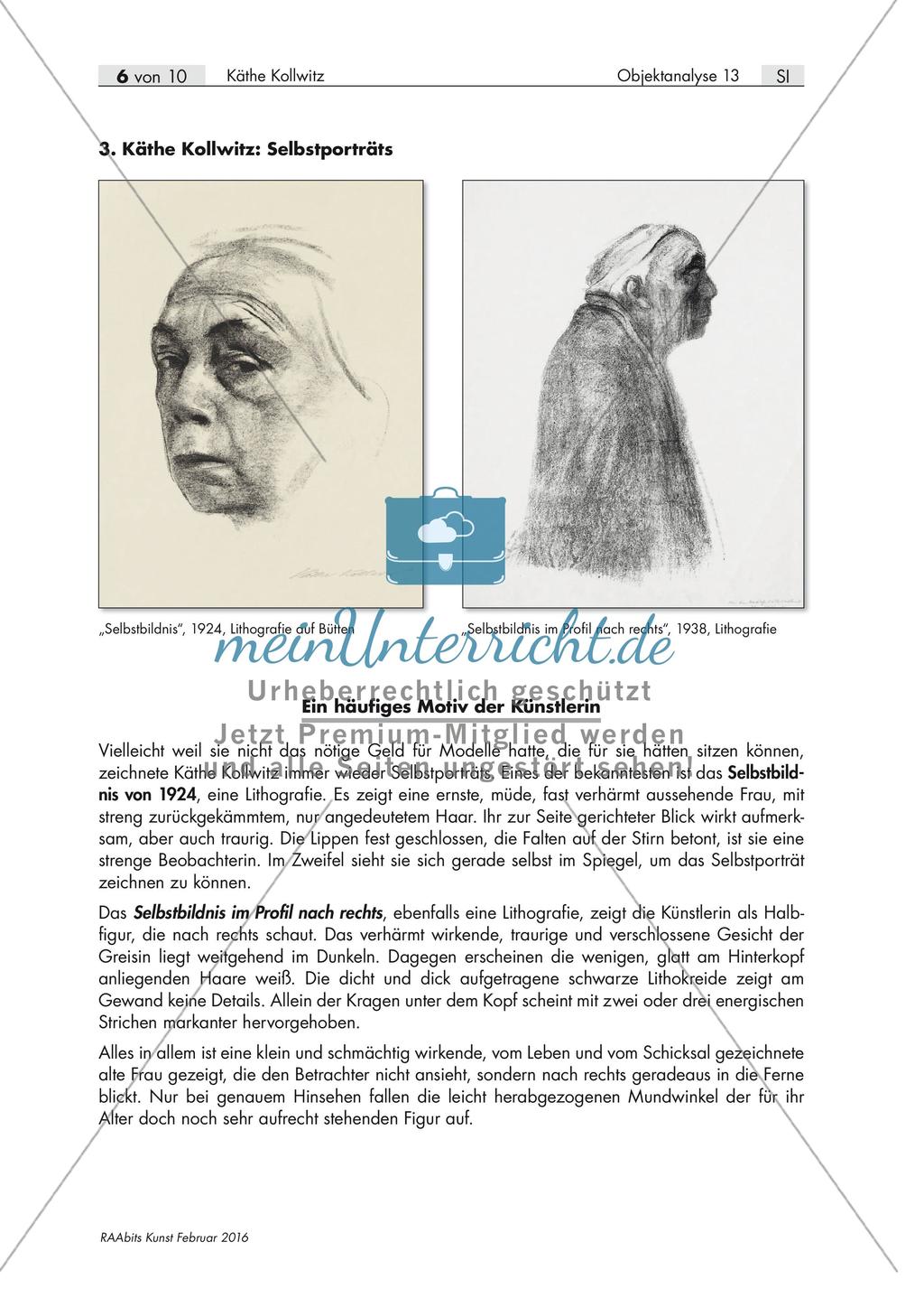 Die Grafikerin, Malerin und Bildhauerin Käthe Kollwitz Preview 6