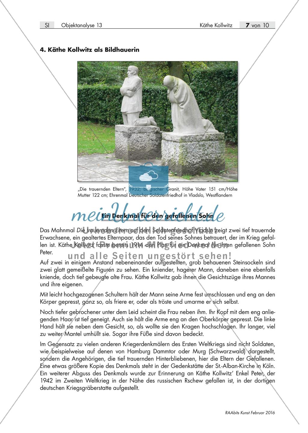 Die Grafikerin, Malerin und Bildhauerin Käthe Kollwitz Preview 7