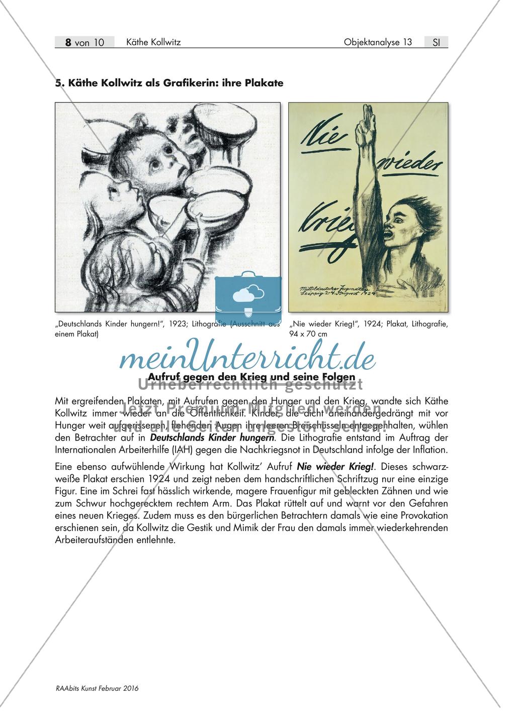 Die Grafikerin, Malerin und Bildhauerin Käthe Kollwitz Preview 8