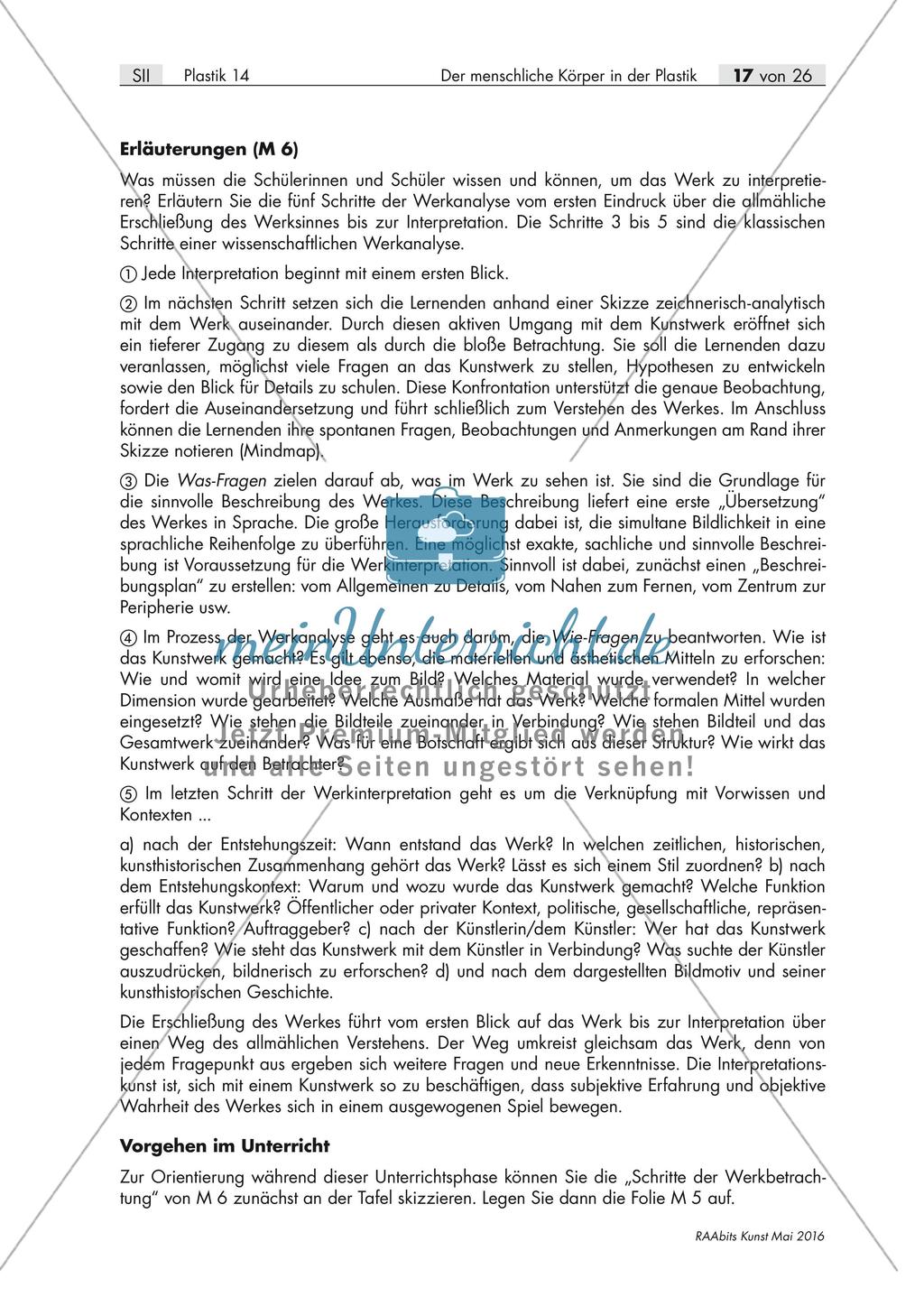 Werkanalyse und praktische Arbeit Preview 3